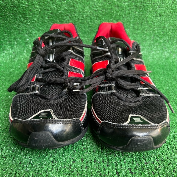 Nike Shox NZ Red Black Patent 318448-002 GS 7Y / Womens Sz 8.5 Pre-Owned - Picture 14 of 16
